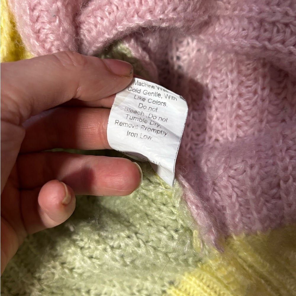 Princess Polly Pastel Colorblock Cardigan - Picture 4 of 9